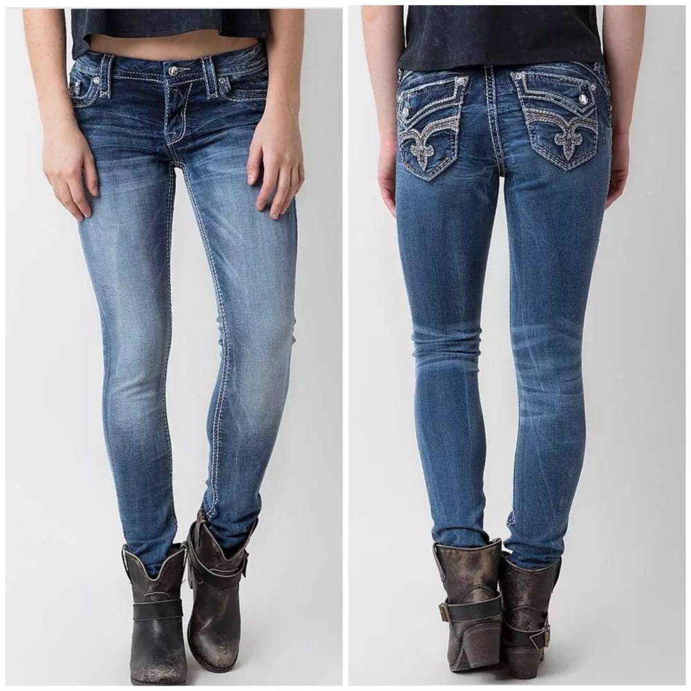 Rock Revival Barrie Easy Ankle Skinny Jeans [1711]